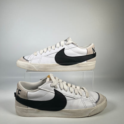 Nike Blazer Low Jumbo White Black (2022) Size 10.5M/12W USED s18506