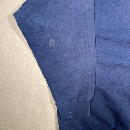 1990s Nike White Tag Navy Crewneck Size XL USED v19075
