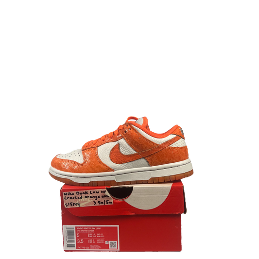Nike Dunk Low Cracked Orange (WMNS) Size 3.5m/5w NEW s15149