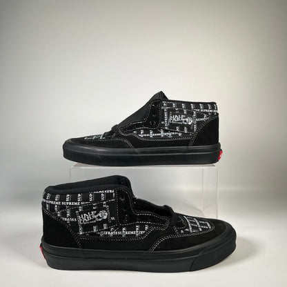 Vans Half Cab Pro Supreme Grid Black (2020) Size 10 NEW s20230