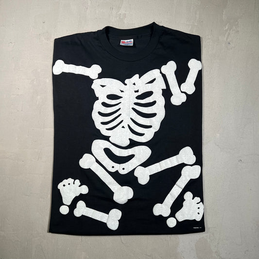 1994 Bones Body Black Tee Size XL USED v18933
