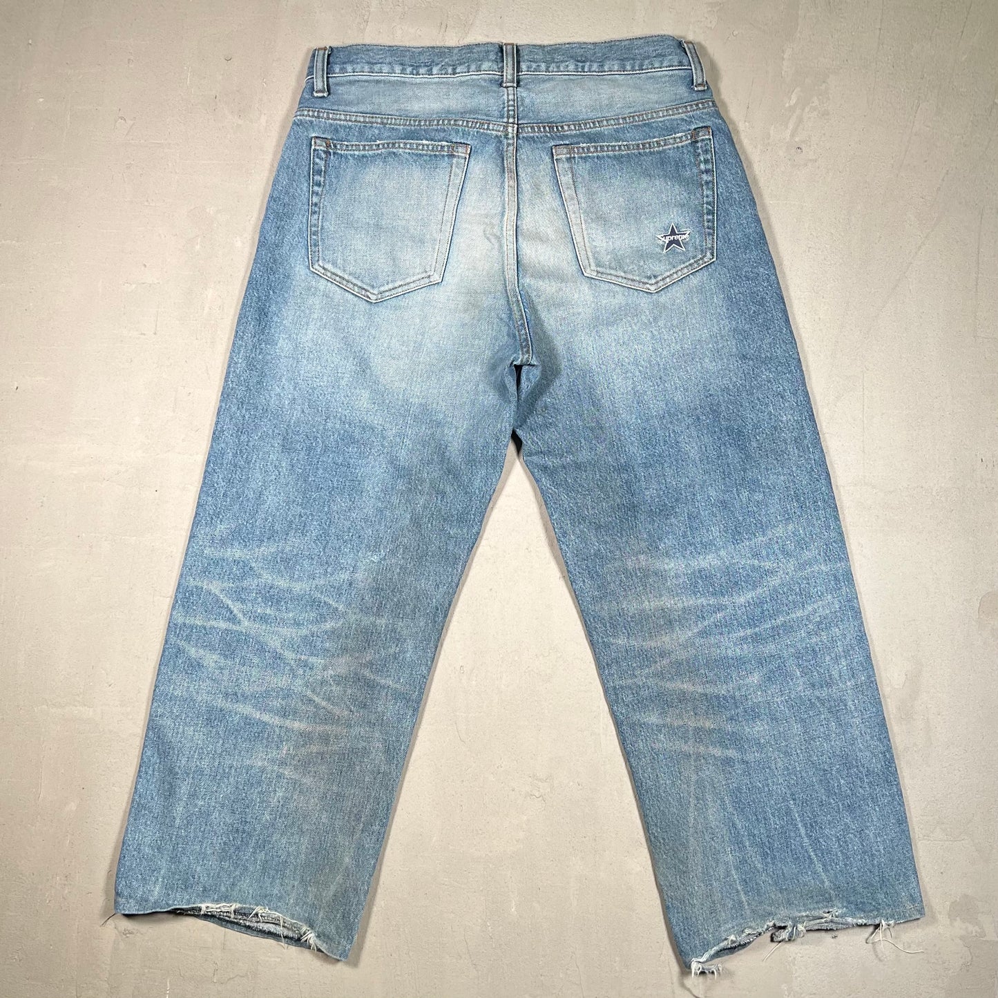 Supreme Loose Fit Selvedge Denim (2023) Size 30 USED x17062