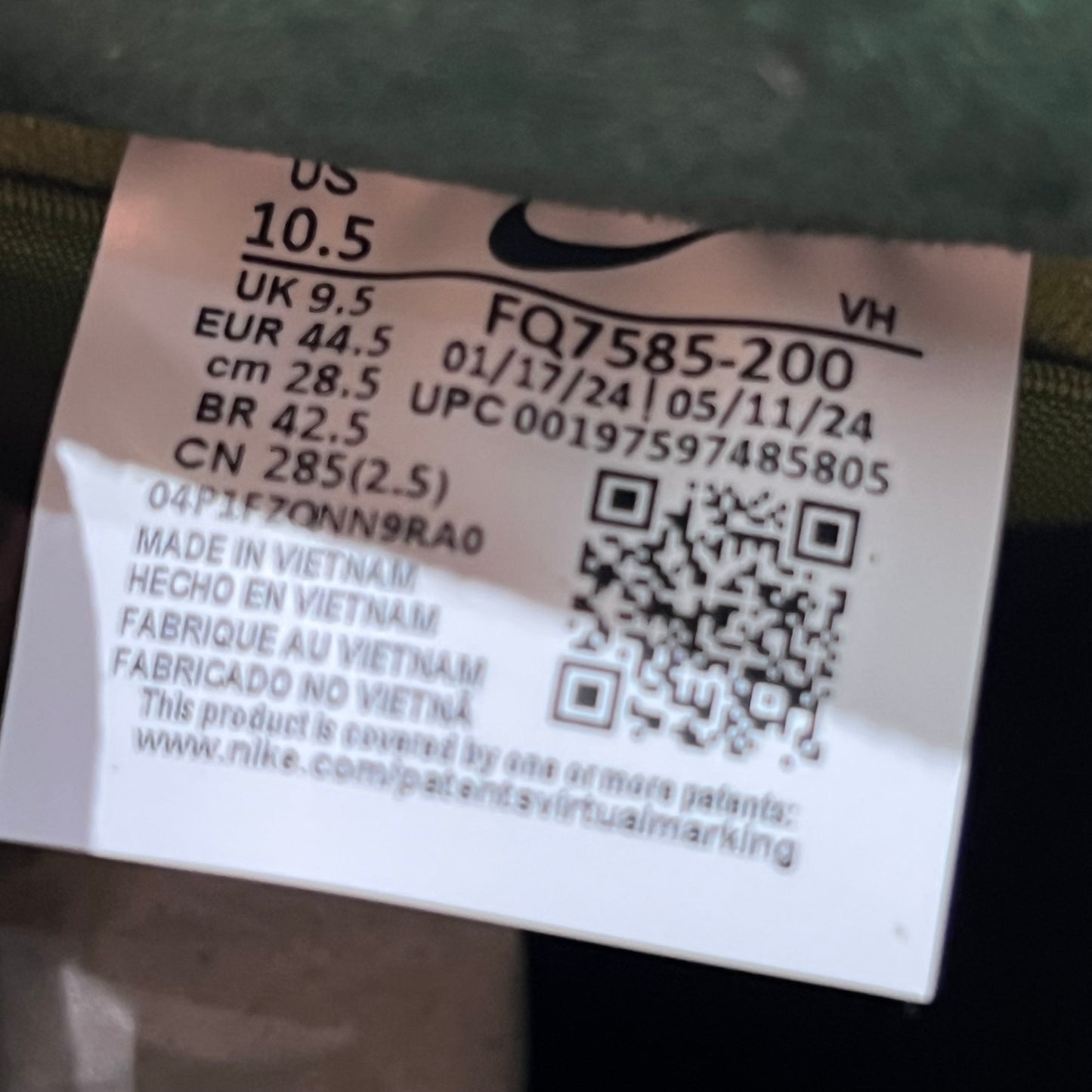 Nike SB Dunk Low Escargot (2024) Size 10.5 NEW s18825