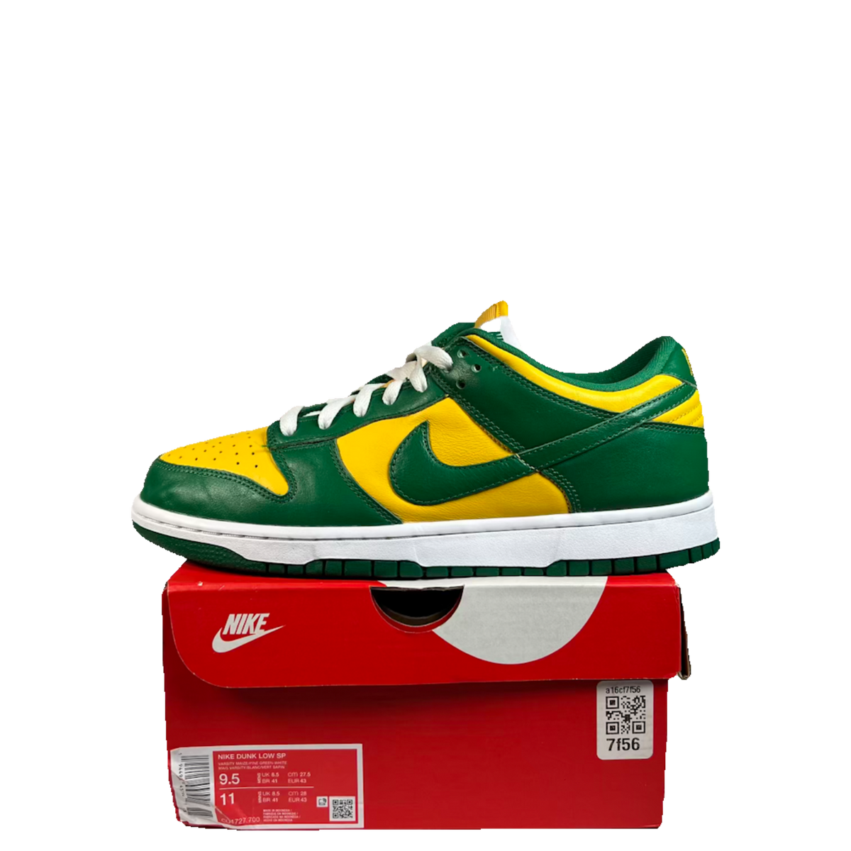 Nike Dunk Low Brazil (2023) Size 9.5 USED s23576