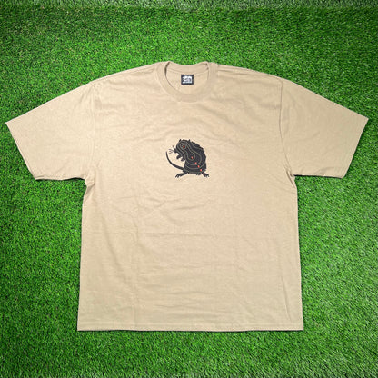 Stussy Rat Target Olive Green Tee Size XL NEW x16646