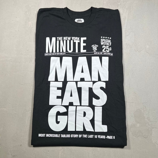Alife "NY Minute" Black Tee Size XL USED x17273