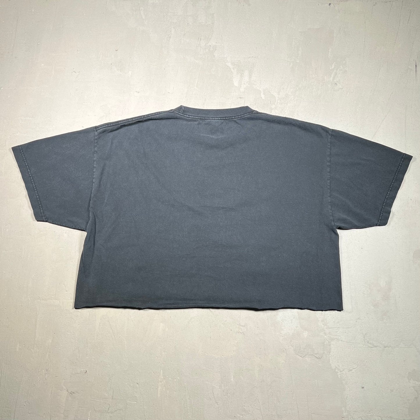 1990s Metallica Kill Em All Black Cropped Tee Size XXL USED v16480