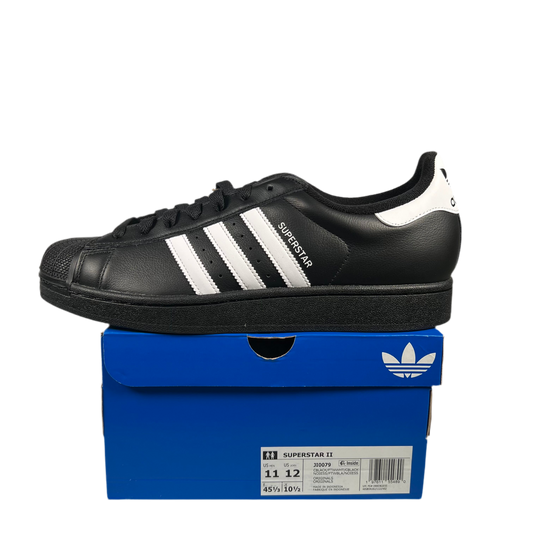 Adidas Superstar 2 Core Black Cloud White (2025) Size 11 NEW s18296
