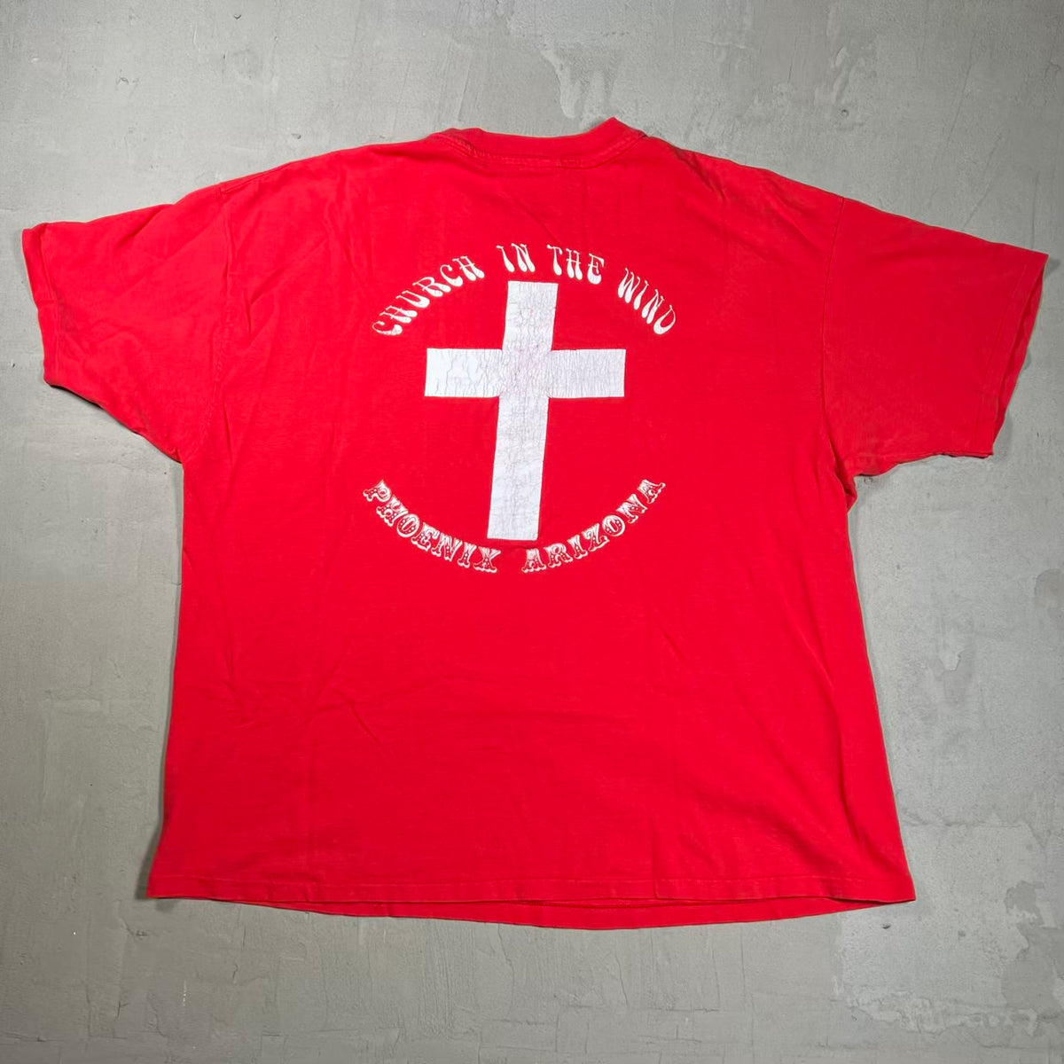 1990s Church in the Wind Red Tee Size XXL USED v20181