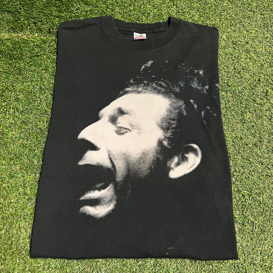 1993 Kramer Seinfeld Full Print Black Tee Size XL USED v16416