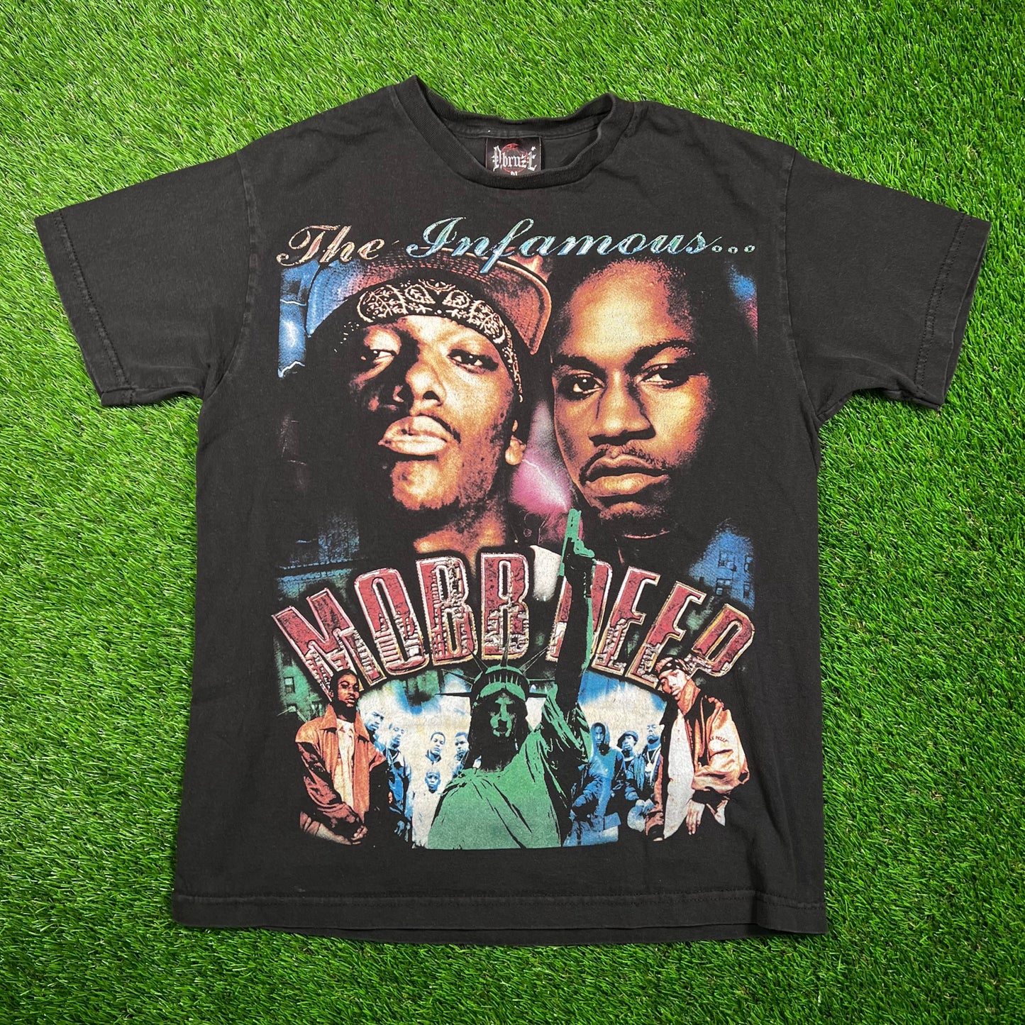 Dbruze Mobb Deep AOP Rap Tee Size Medium USED v18777