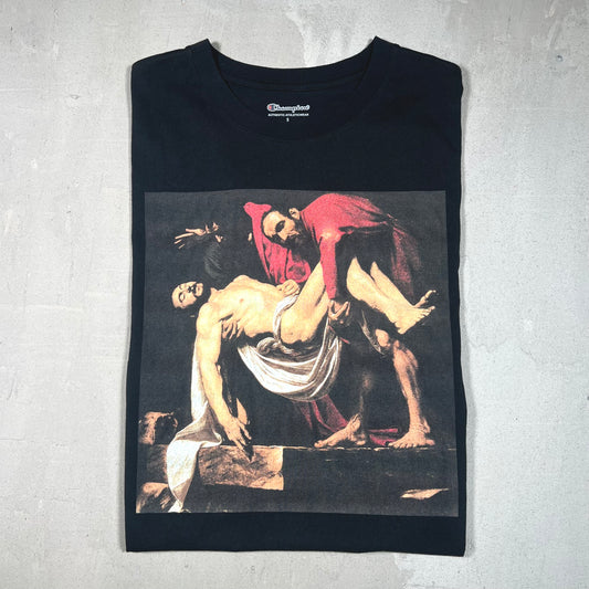 Abloh Pyrex Figure of Speech Black Tee Size Small USED x17153