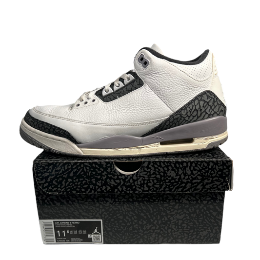 Jordan 3 Cement Grey Size 11.5 USED s17432