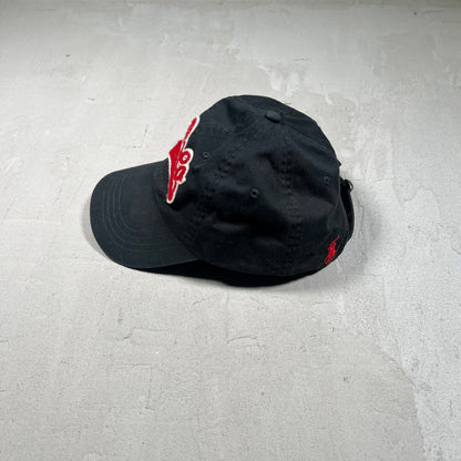Polo Ralph Lauren Black Logo Hat USED v19202