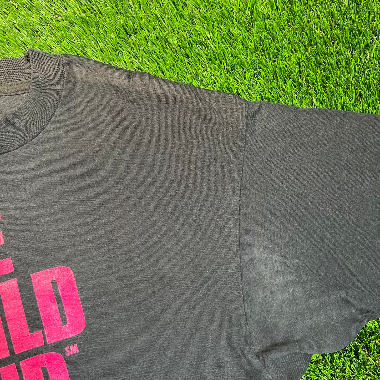 1992 Leave No Child Behind Black Tee Size XL USED v18866