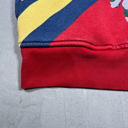 Polo Ralph Lauren Riding Horses Crest Red Hoodie Size Medium USED v20109