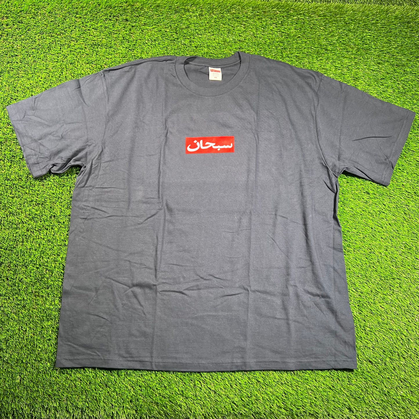 Supreme Arabic Navy Box Logo (2026) Size XXL NEW x16437