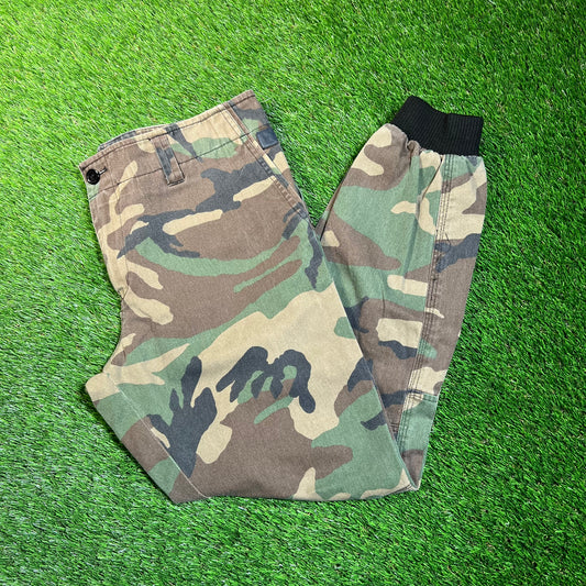 Kith Green Camo Jogger Size 33 USED x16737
