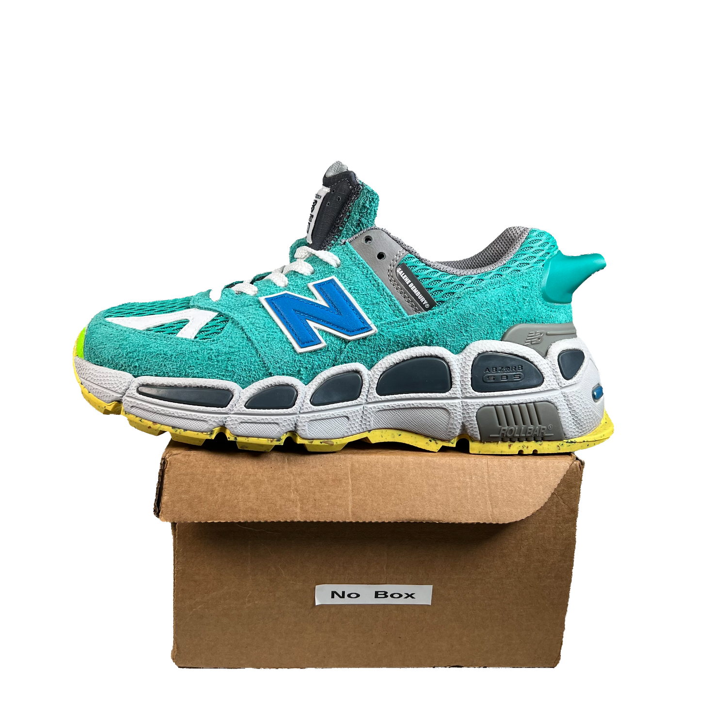 New Balance 574 Yurt Salehe Bembury Emerald Sky (2022) Size 10 USED s22180