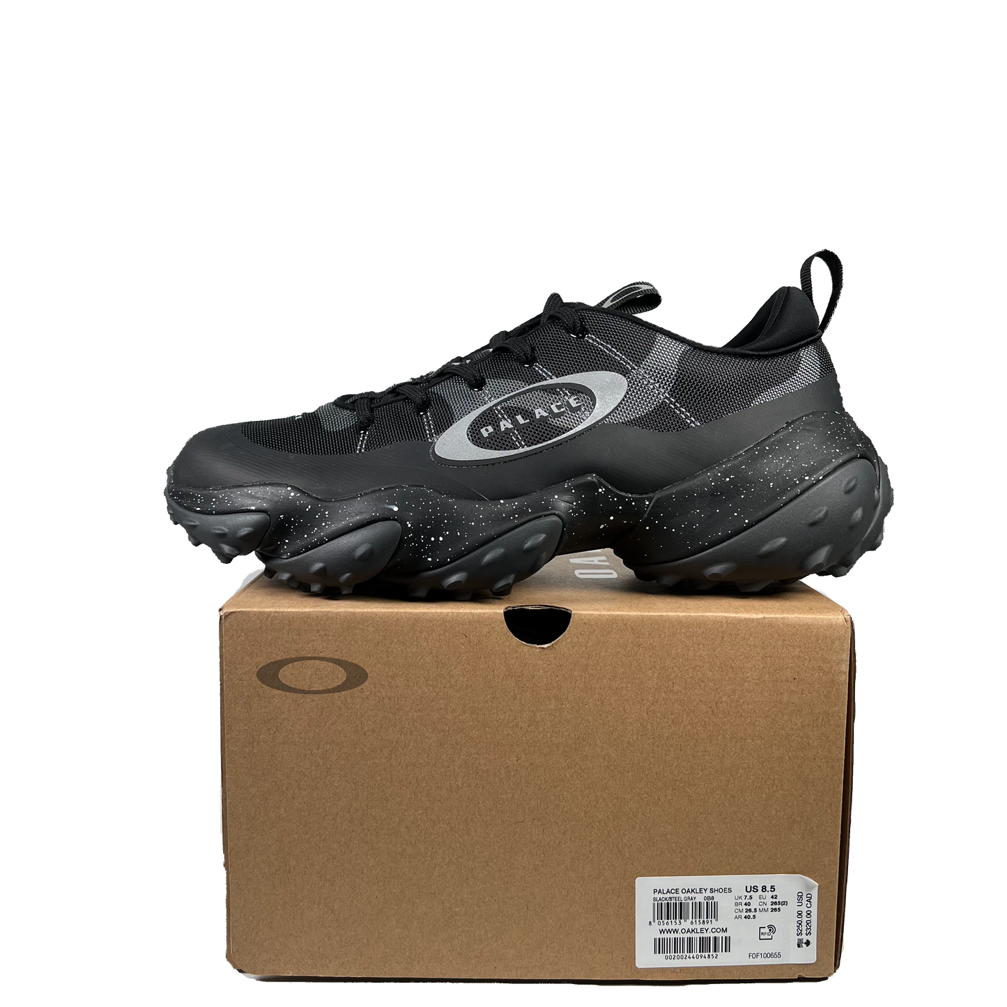 Oakley Palace Edge Flex Black (2024) Size 8.5 NEW s20159