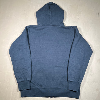 Supreme Zip Hooded Spellout Navy Blue Hoodie (2016) Size XL USED x16910
