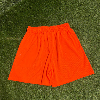 Eric Emanuel Green Logo Orange Shorts Size XL NEW x13450