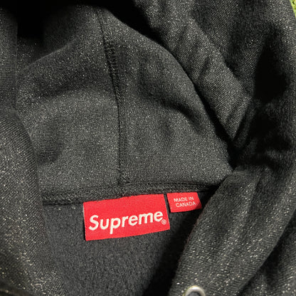 Supreme Glitter Arc Black Hoodie Size Small USED x14147