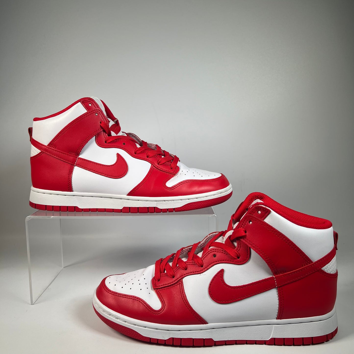 Nike Dunk High Championship White Red (2021) Size 9.5 USED s22379
