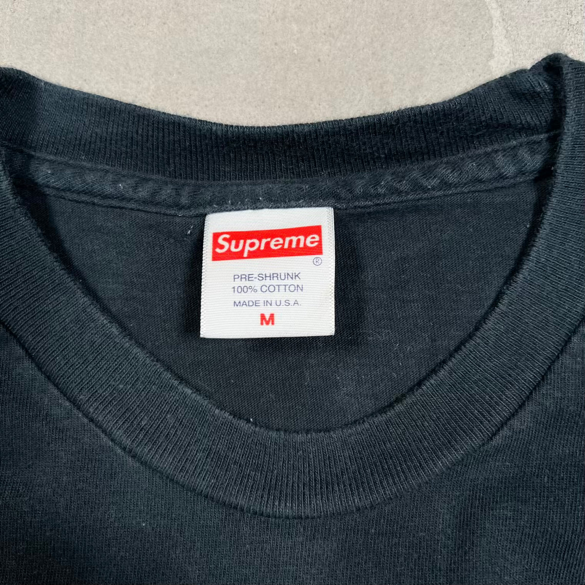 Supreme Diamonds Black Tee (2018) Size Medium USED x18599