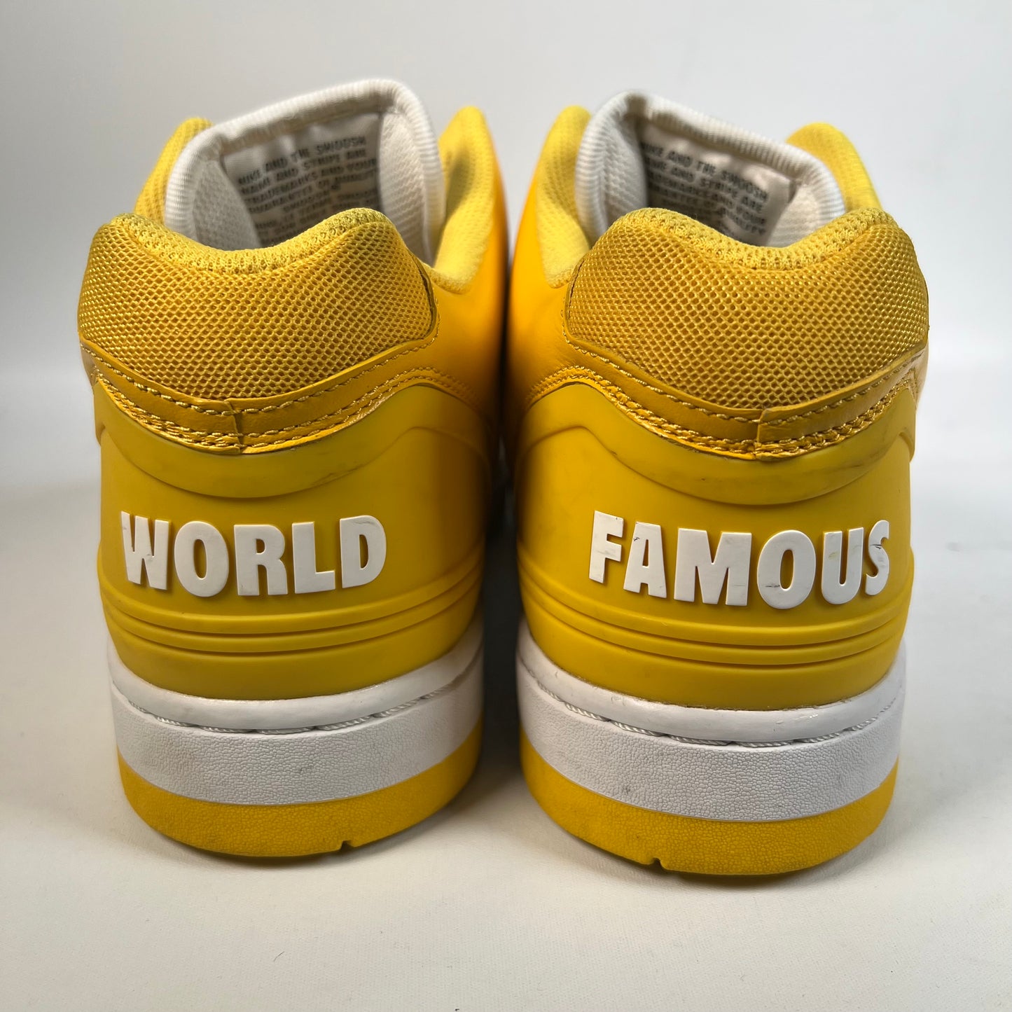 Nike SB Air Force 2 Low Supreme Yellow (2017) Size 10.5 USED s21172