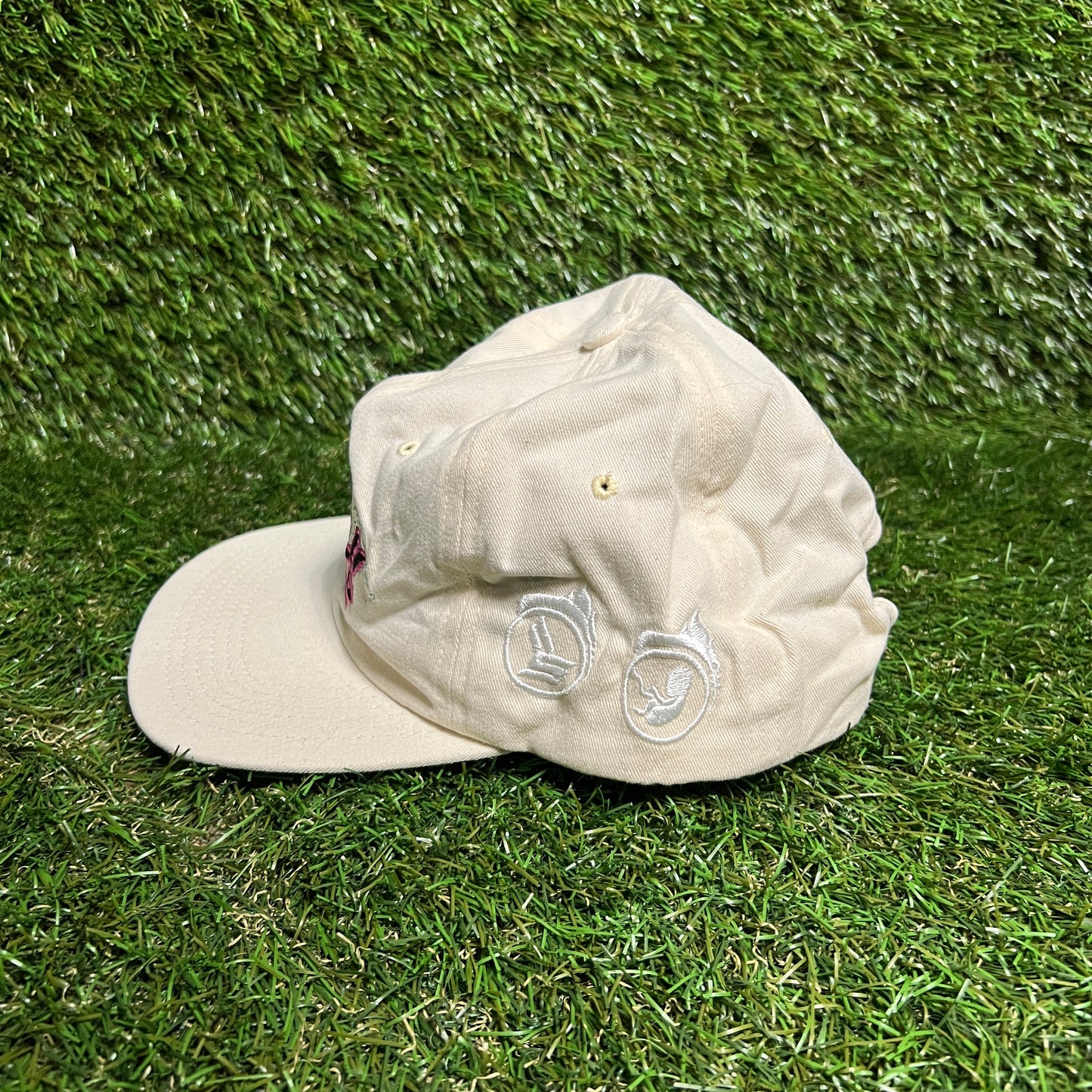 Sicko Born From Pain Amhurst Cream Hat USED x13680
