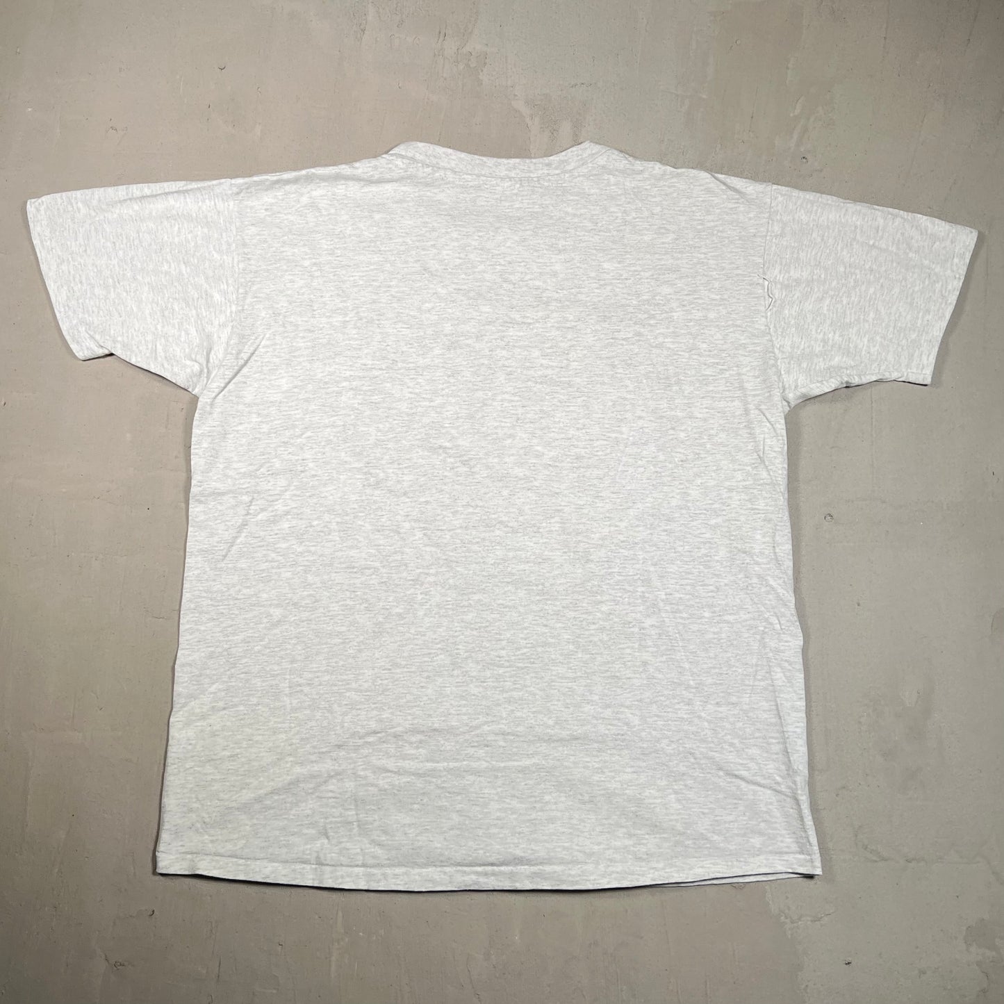 1990s Navy Football Grey Tee Size XL USED v19346