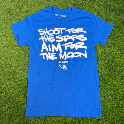 Pop Smoke PS Moon Tag Blue Tee Size Small NEW x14418