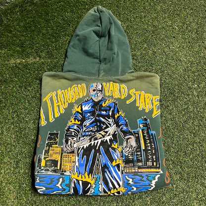 Warren Lotas Green "Thousand Yard Stare" Hoodie Size Small USED x14176