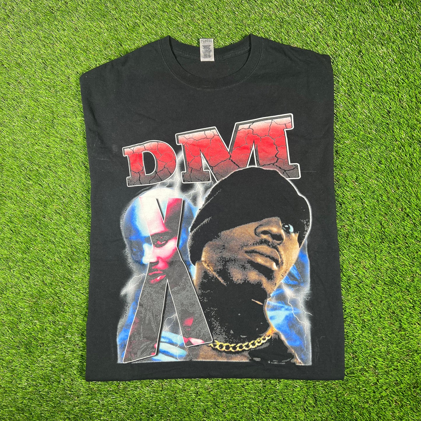 5am Custom DMX Rap Style Black Tee Size XL USED v5891