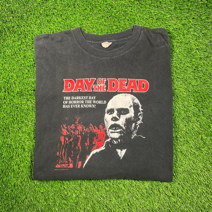 2005 Day of The Dead The Darkest Day of Horror Black Tee Size XXL USED v18678