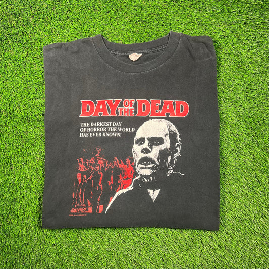2005 Day of The Dead The Darkest Day of Horror Black Tee Size XXL USED v18678