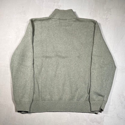 Y2K Polo Ralph Lauren Ovile Knit Half Zip Size Large USED v19372