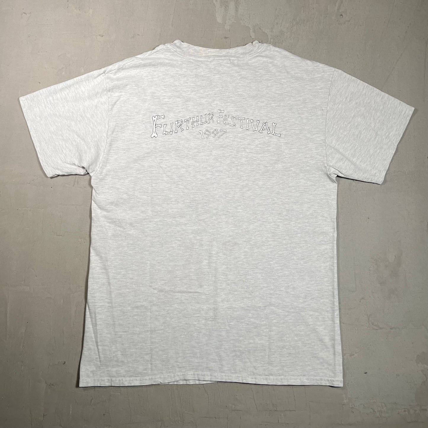 1997 Rat Dog Furthur Festival Grey Tee Size Large USED v19438