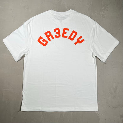 Greedy Unit White Knicks Tee Size Small USED x18464