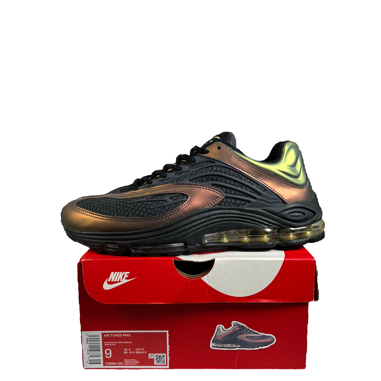 Nike Air Tuned Max Celery (2021) Size 9 USED s22312