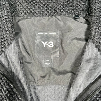 Adidas Y3 Yohji Yamamoto Black Zip Up Sweater Small USED x15366