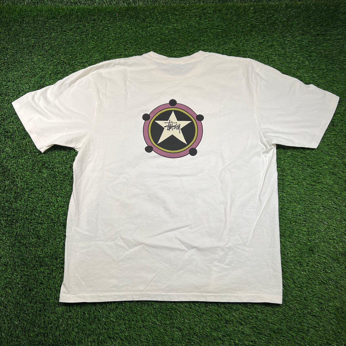 Stussy "Ranger" White Tee Size XL USED x16131