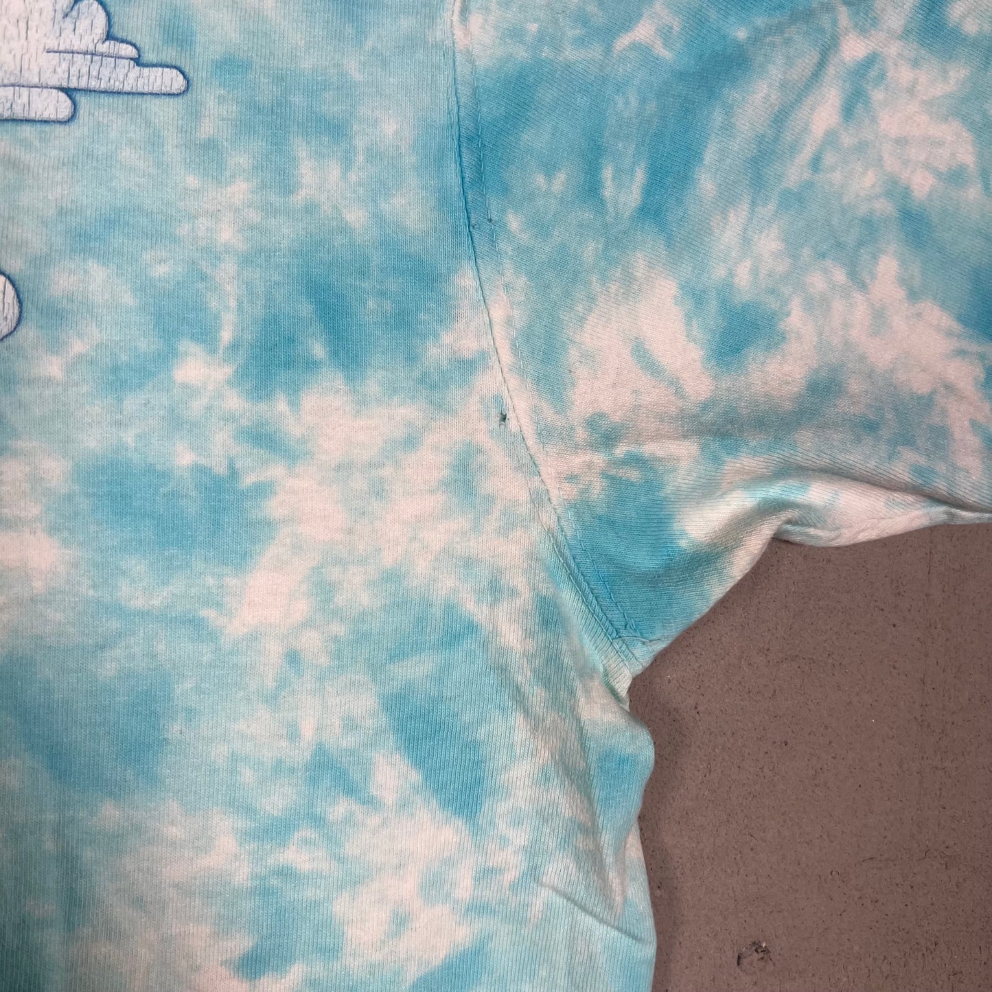 Grateful Dead Parachuting Sky Diving 1993 Blue Sky Tee Size XL USED v11471