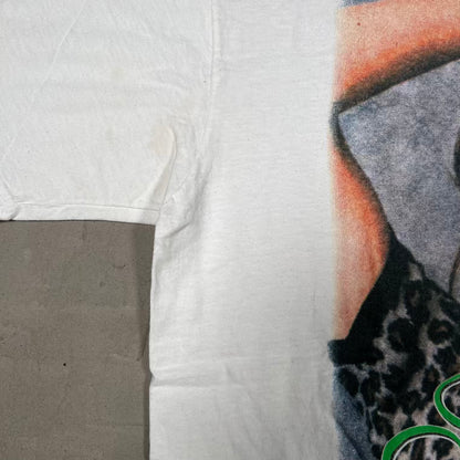 Y2K Shania Twain Portrait Tour Tee White Size XL USED v19974
