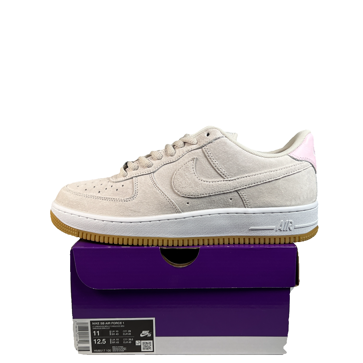 Nike Air Force 1 Low SB Light Orewood Brown Pink (2026) Size 11 NEW s23069