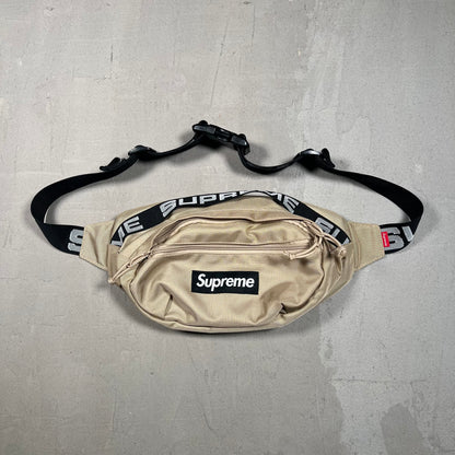 Supreme Waist Bag (2018) Tan USED x17206