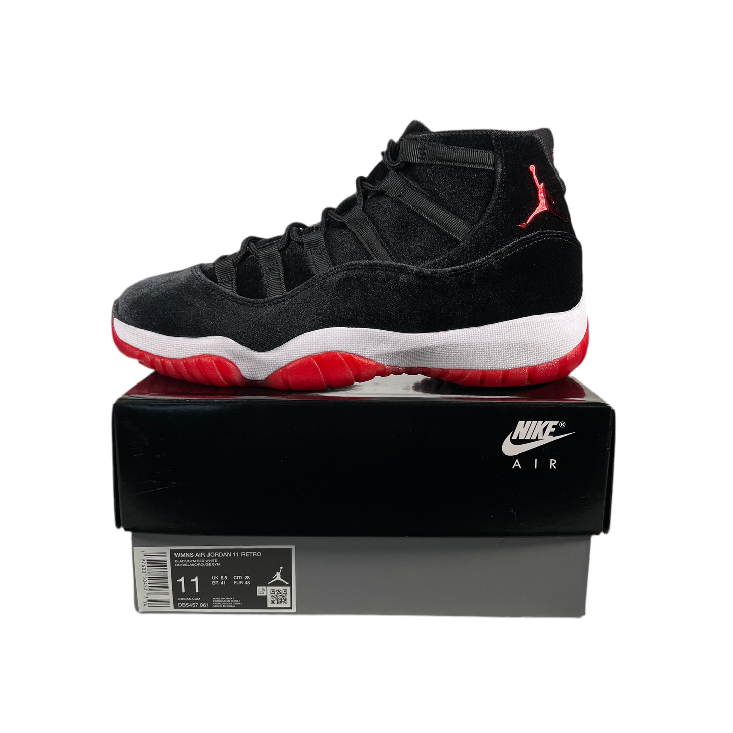 Jordan 11 Velvet Bred Size 9.5M/11W NEW s17461