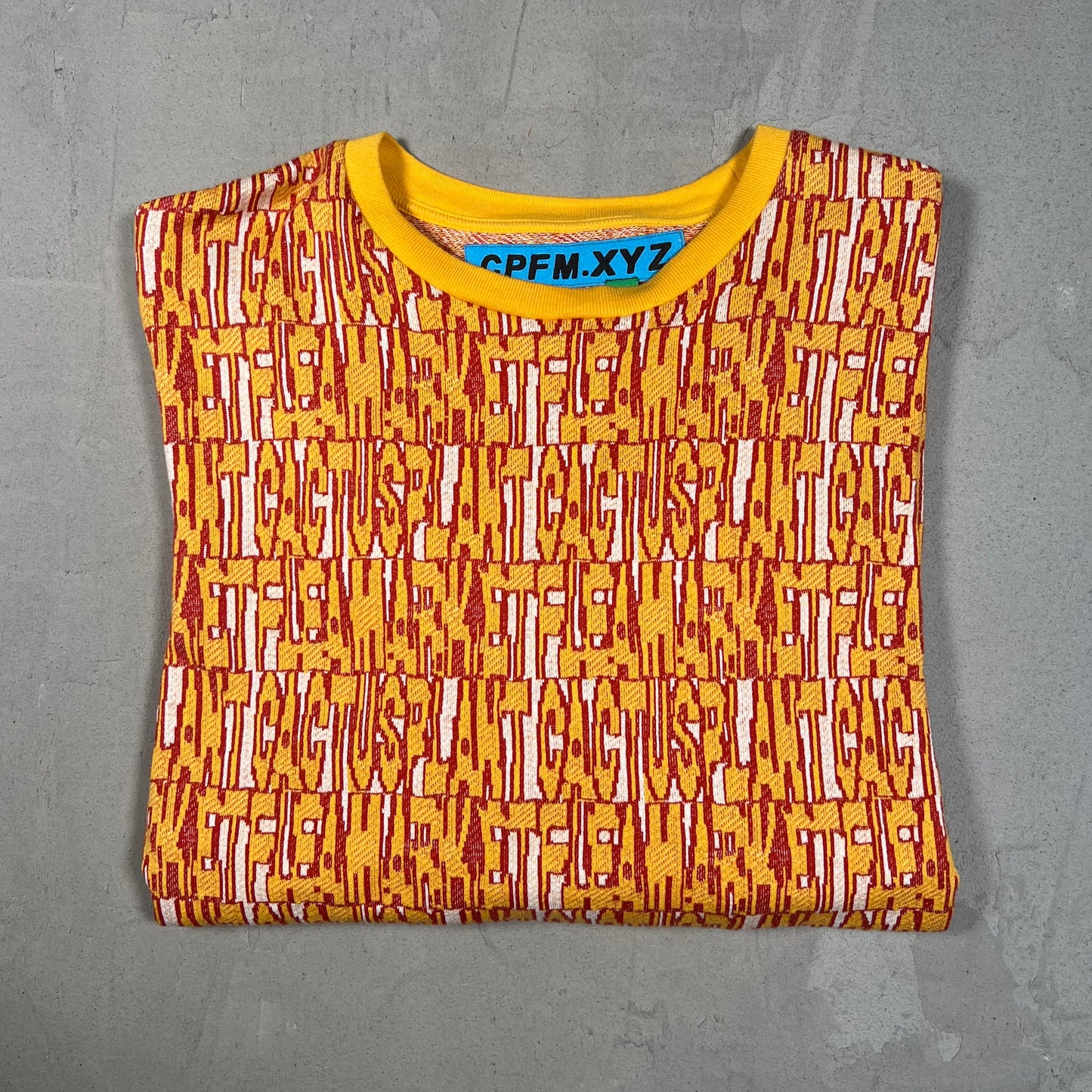 CPFM Anxiety Jacquard Knit Orange Longsleeve Size 1 (medium) USED x13330
