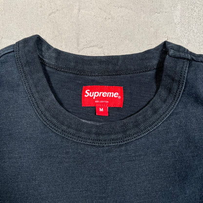 Supreme Stack Logo Black Tee (2019) Size Medium USED x17517